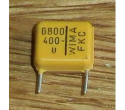 Kondensator 6800 pF 400 V radial ( WIMA , FKC )